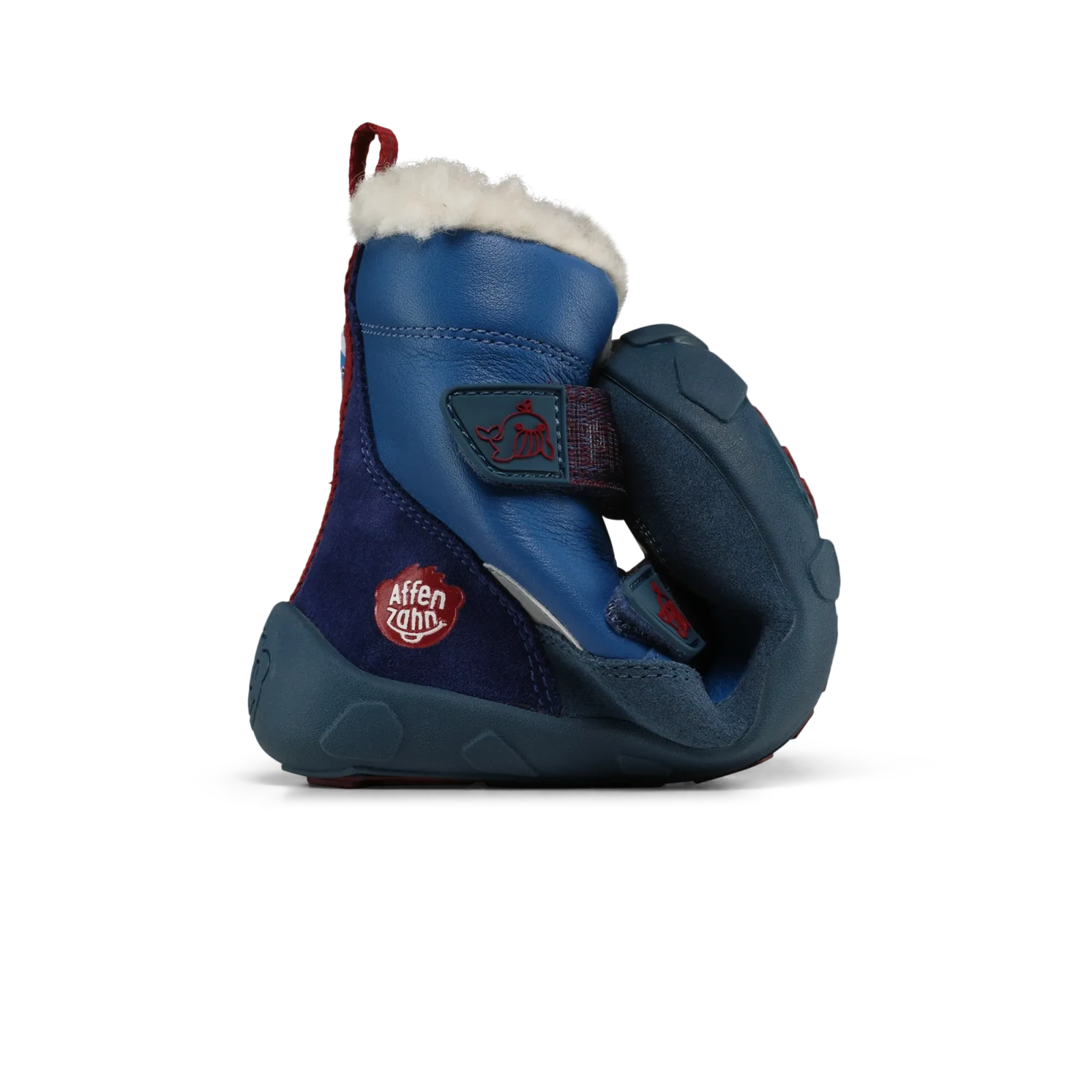 Зимние ботинки Affenzahn Winty Кит — синий, фото 7