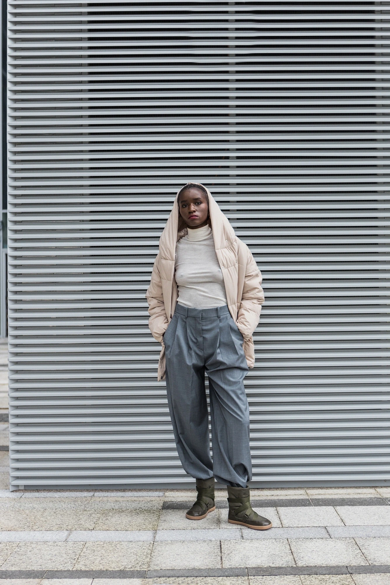 Босоногие ботинки Shapen FROSTY — оливковый, фото 2
