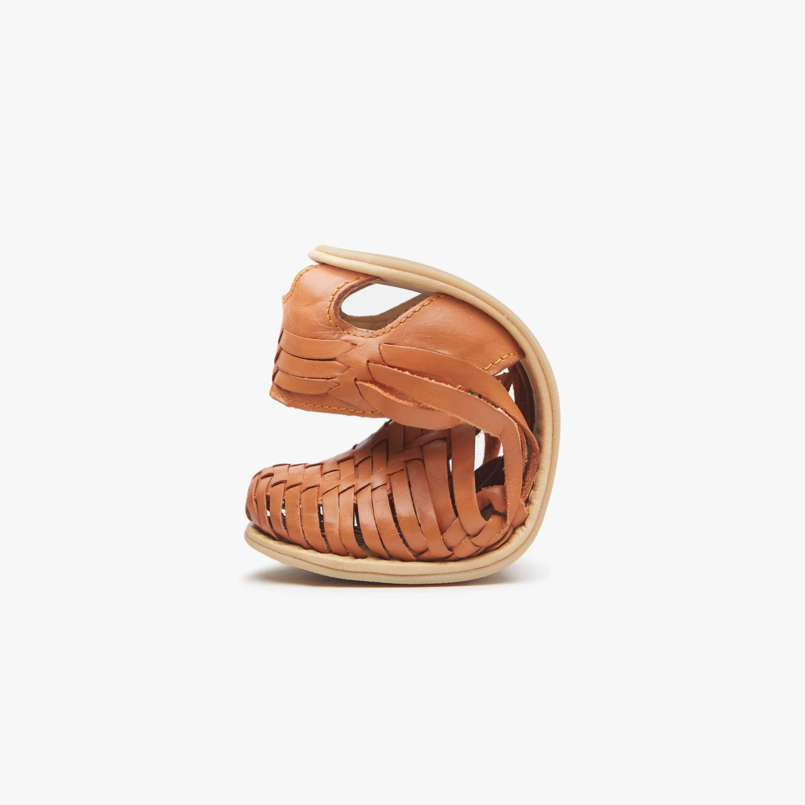 Босоногие сандалии Origo Huarache Slip-On by Anya — ириска, фото 6