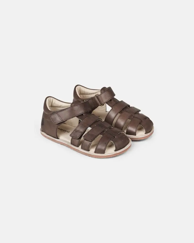 Детские босоногие сандалии Bundgaard Sebastian Dark Brown