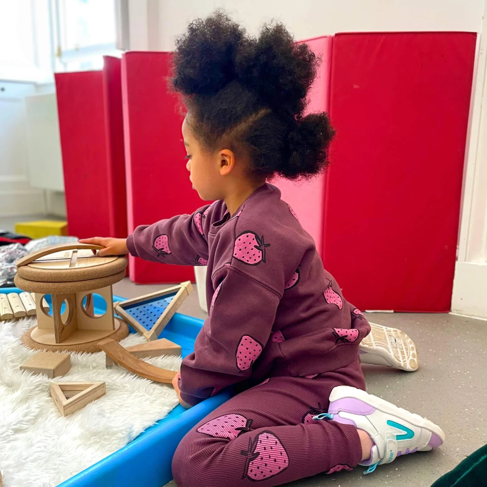 Кроссовки BGreater All Leather Lev — сиреневый с белым, фото 11