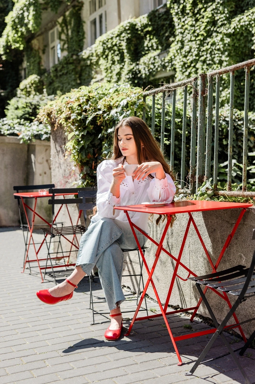 Босоногие балетки Shapen TULIP 3.0 — вишнёвый, фото 3