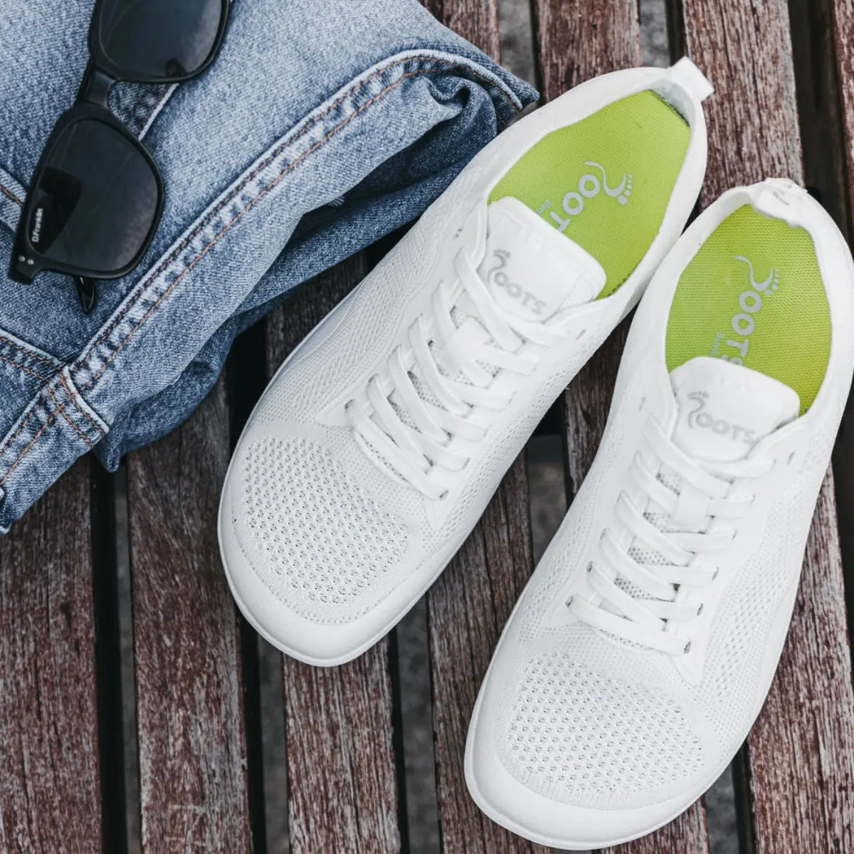 Кроссовки Roots Freedom — белые, фото 5