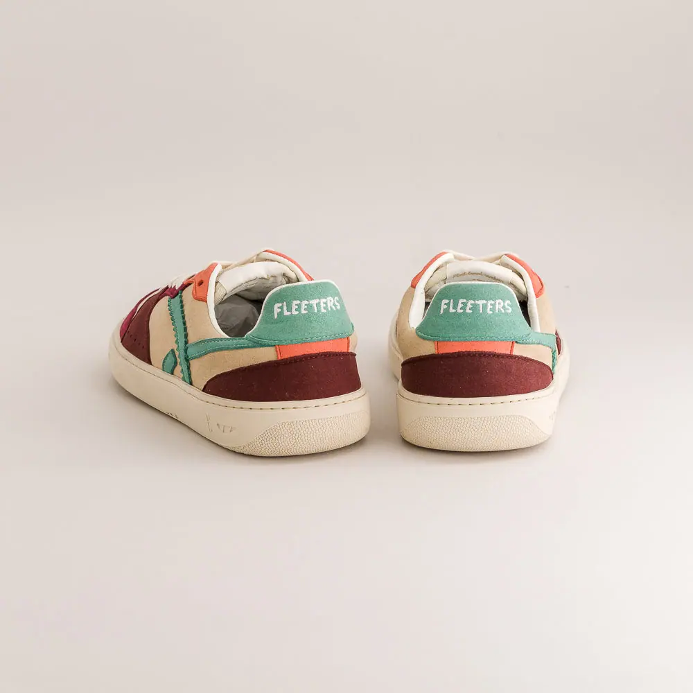 Босоногие кроссовки Fleeters Mango — вишнёвый и коралловый, фото 5