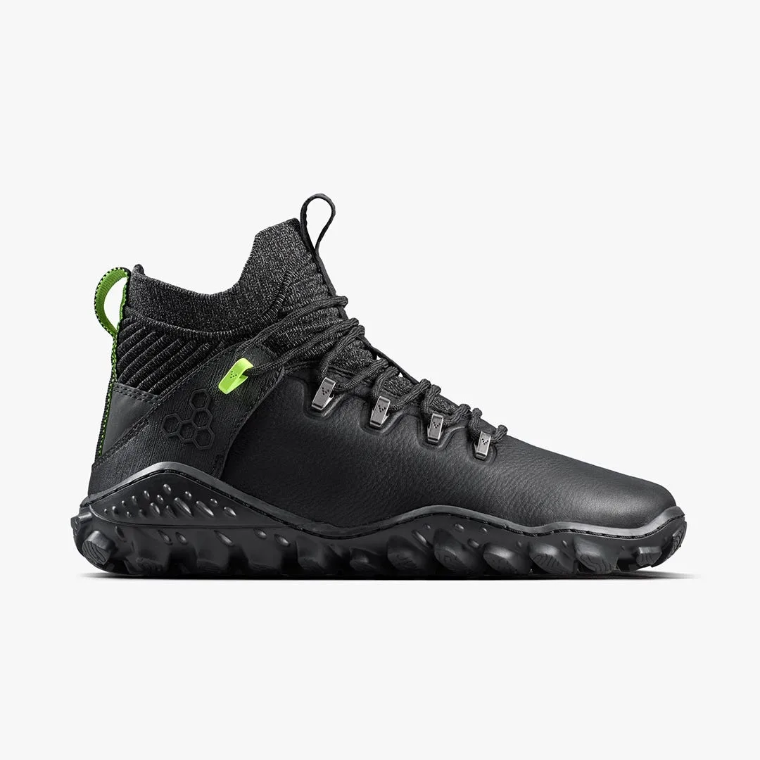 Ботинки Vivobarefoot Magna Forest ESC — мужская модель, чёрный с лаймовым, фото 2
